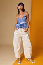 Load image into Gallery viewer, Striped Peplum Top