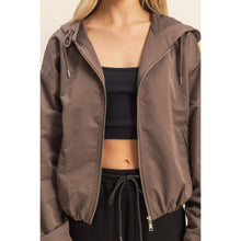 Load image into Gallery viewer, Skylar Hooded Zip-Up Jacket (2 Colors)