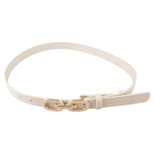 Load image into Gallery viewer, LINK DESIGN BUCKLE SKINNY BELT