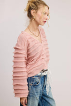 Load image into Gallery viewer, Leslie Layered Ruffle Cardigan