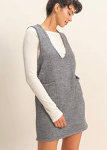 Load image into Gallery viewer, Kate V Neck Sleeveless Knit Mini Dress