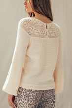 Load image into Gallery viewer, Nora Lace Yoke Sweater
