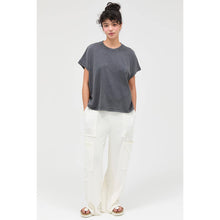 Load image into Gallery viewer, Capped Sleeve Mineral Wash T-Shirt (4 Colors)