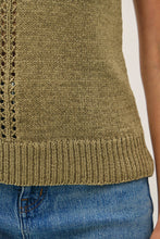 Load image into Gallery viewer, V-NECK POINTELLE SWEATER TANK