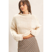 Load image into Gallery viewer, Harvest Moon Rolled Collar Sweater