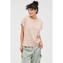 Load image into Gallery viewer, Capped Sleeve Mineral Wash T-Shirt (4 Colors)