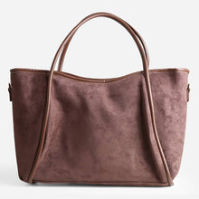Load image into Gallery viewer, Faux Suede Tote