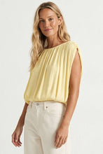 Load image into Gallery viewer, Grecian Drape Bubble Blouse (3 Colors)