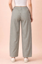 Load image into Gallery viewer, Shoreline Striped Barrel Denim Pants