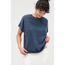Load image into Gallery viewer, Capped Sleeve Mineral Wash T-Shirt (4 Colors)