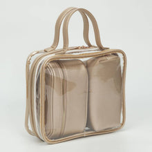 Load image into Gallery viewer, Transparent Travel Cosmetic Bag Set