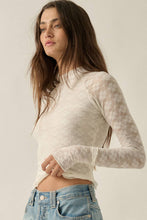 Load image into Gallery viewer, The Camille Floral Lace Top Mock