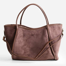 Load image into Gallery viewer, Faux Suede Tote
