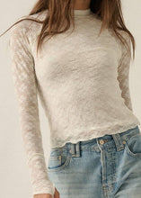 Load image into Gallery viewer, The Camille Floral Lace Top Mock