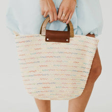 Load image into Gallery viewer, Savannah Straw Tote Bag