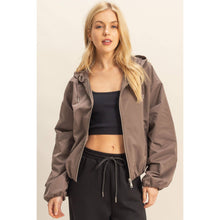 Load image into Gallery viewer, Skylar Hooded Zip-Up Jacket (2 Colors)