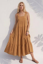 Load image into Gallery viewer, Rowan Tiered Flare Midi Dress