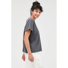 Load image into Gallery viewer, Capped Sleeve Mineral Wash T-Shirt (4 Colors)