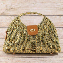 Load image into Gallery viewer, Woven Straw Handbag