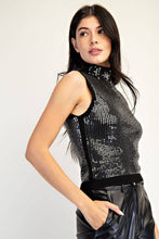 Load image into Gallery viewer, The Dorit Sequins Mock Neck Sweater