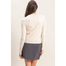 Load image into Gallery viewer, Crew Neck Sweater With Ribbed Hem (2 Colors)