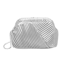 Load image into Gallery viewer, Faux Leather Textured Evening Clutch Crossbody Bag