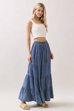 Load image into Gallery viewer, Josie Tencel Tiered Maxi Skirt