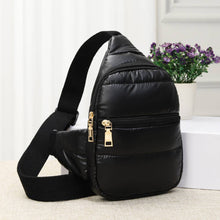 Load image into Gallery viewer, Solid Puffer Mini Sling Bag