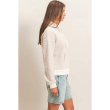 Load image into Gallery viewer, Striped French Terry Hoodie