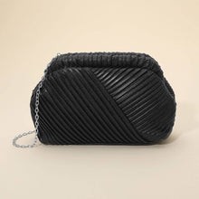 Load image into Gallery viewer, Faux Leather Textured Evening Clutch Crossbody Bag