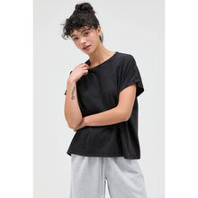 Load image into Gallery viewer, Capped Sleeve Mineral Wash T-Shirt (4 Colors)