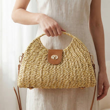 Load image into Gallery viewer, Woven Straw Handbag