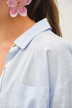 Load image into Gallery viewer, Riviera Stripe Button Down Shirt