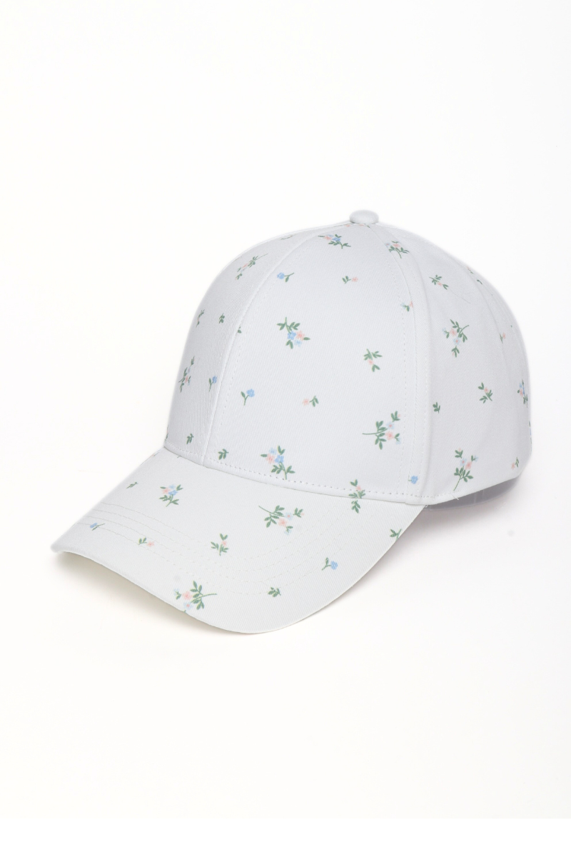 Floral Print Baseball Cap