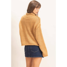Load image into Gallery viewer, Harvest Moon Rolled Collar Sweater