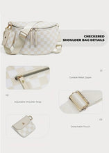 Load image into Gallery viewer, Boardwalk Checkered Crossbody Bag