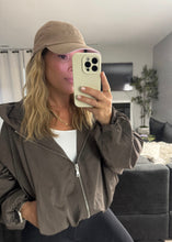 Load image into Gallery viewer, Skylar Hooded Zip-Up Jacket (2 Colors)