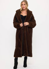 Load image into Gallery viewer, Midnight Luxe Maxi Fur Coat (2 Colors)