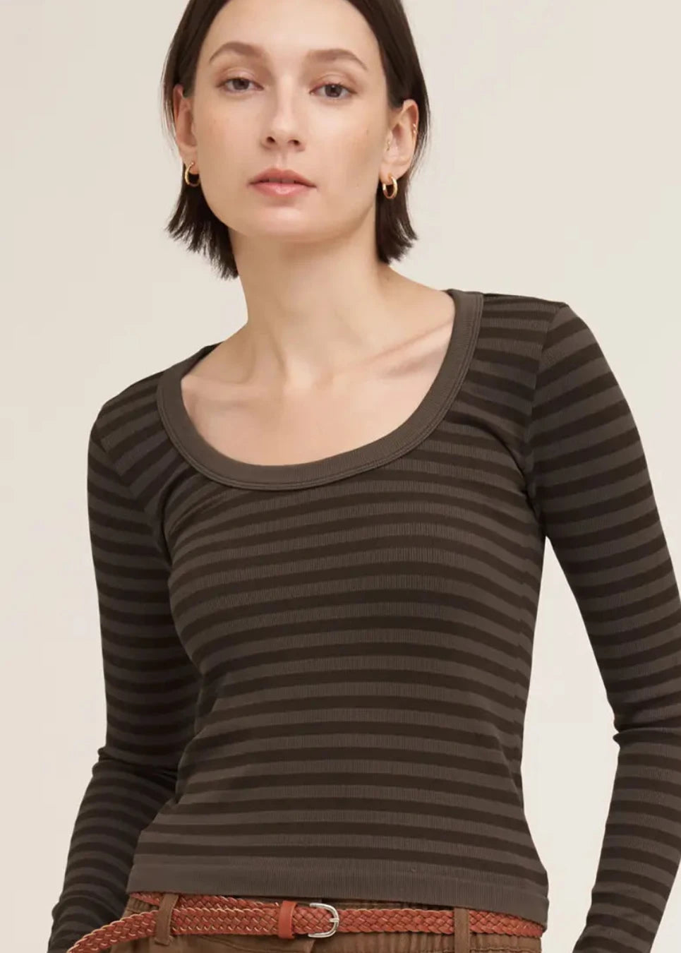 Striped Long Sleeve Top