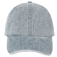 Load image into Gallery viewer, Denim Baseball Hat