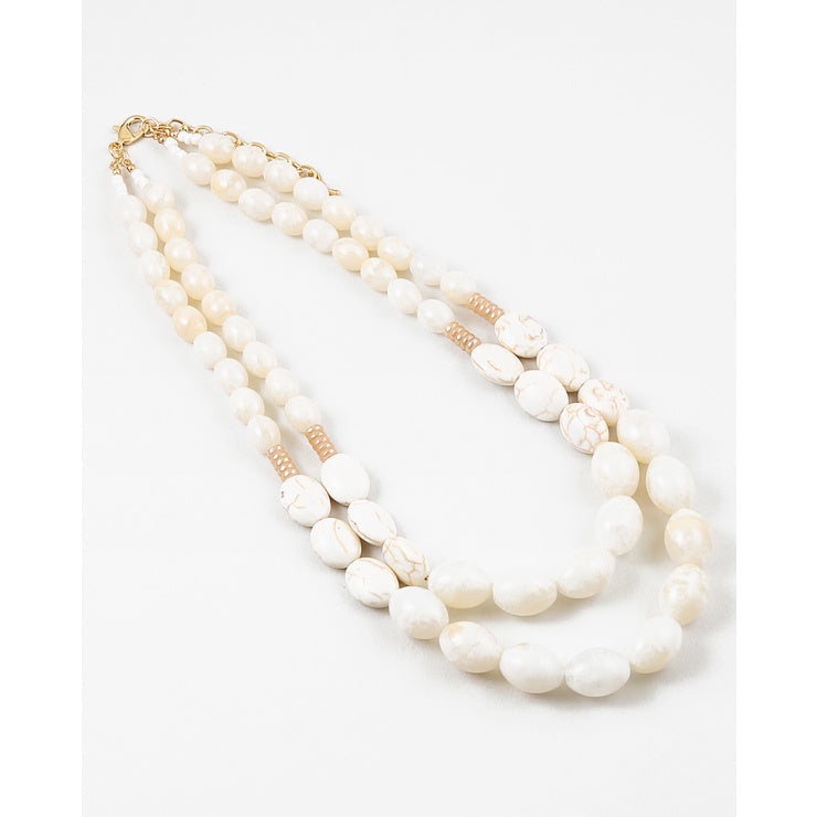 Ivory Coastal Layered Necklace