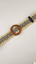 Load image into Gallery viewer, Whipstitch Raffia Belt