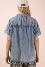 Load image into Gallery viewer, Weekend Chambray Oversized Shirt