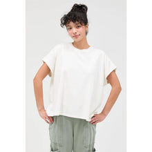 Load image into Gallery viewer, Capped Sleeve Mineral Wash T-Shirt (4 Colors)