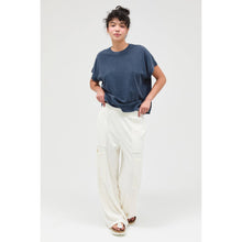 Load image into Gallery viewer, Capped Sleeve Mineral Wash T-Shirt (4 Colors)