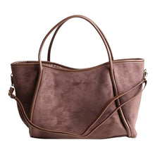 Load image into Gallery viewer, Faux Suede Tote