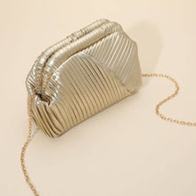 Load image into Gallery viewer, Faux Leather Textured Evening Clutch Crossbody Bag