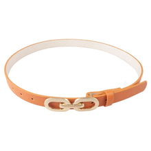 Load image into Gallery viewer, LINK DESIGN BUCKLE SKINNY BELT