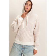 Load image into Gallery viewer, Striped French Terry Hoodie