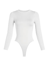 Load image into Gallery viewer, Smooth Crewneck Long Sleeve Bodysuit (2 Colors)
